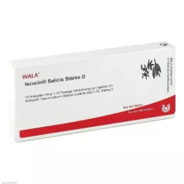 ISCUCIN salicis krakmolas D ampulės, 10X1 ml