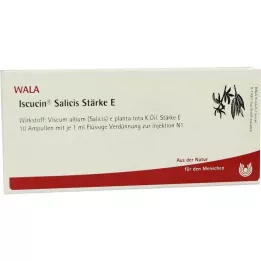 ISCUCIN salicis krakmolo E ampulės, 10X1 ml