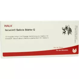 ISCUCIN salicis krakmolas G ampulės, 10X1 ml