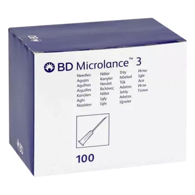 BD MICROLANCE Kaniulė 23 G 1 1/4 0,6x30 mm, 100 vnt BD MICROLANCE Kaniulė 23 G 1 1/4 0,6x30 mm, 100 vnt