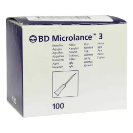 BD MICROLANCE Kaniulė 26 G 1/2 Insul.0,45x13 mm, 100 vnt