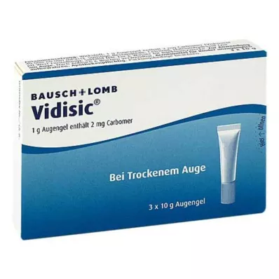 VIDISIC Akių gelis, 3X10 g