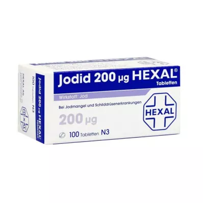 JODID 200 HEXAL tablečių, 100 vnt JODID 200 HEXAL tablečių, 100 vnt