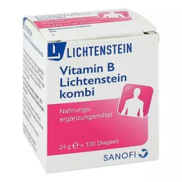 VITAMIN B LICHTENSTEIN Kombinuotosios dengtos tabletės, 100 vnt