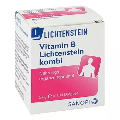 VITAMIN B LICHTENSTEIN Kombinuotosios dengtos tabletės, 100 vnt