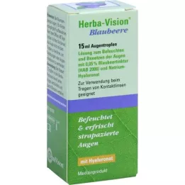 HERBA-VISION Mėlynių akių lašai, 15 ml
