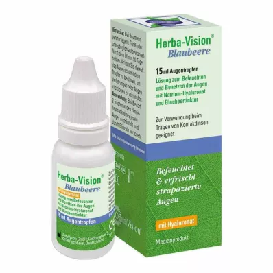 HERBA-VISION Mėlynių akių lašai, 15 ml