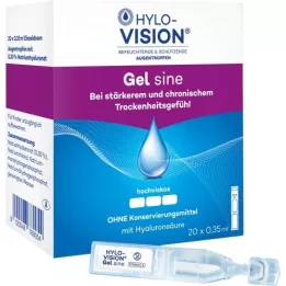 HYLO-VISION Gelinės vienkartinės dozavimo pipetės, 20X0,35 ml