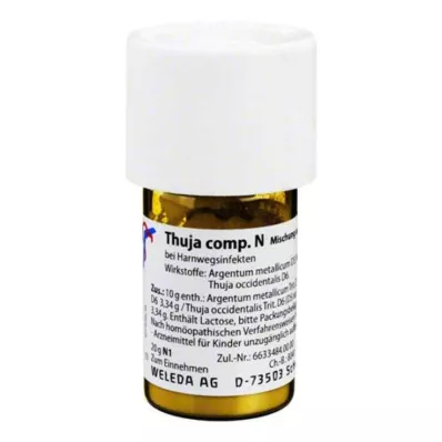 THUJA COMP.N Tritiravimas, 20 g THUJA COMP.N Tritiravimas, 20 g