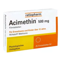 ACIMETHIN Plėvele dengtos tabletės, 25 vnt