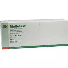 MOLLELAST Individualiai supakuoti tvarsčiai 10 cmx4 m, 20 vnt