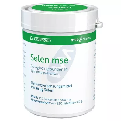 SELEN MSE 50 µg tabletės, 120 vnt