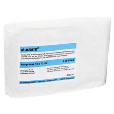 ALUDERM Kompresai 10x10 cm, 50 vnt ALUDERM Kompresai 10x10 cm, 50 vnt