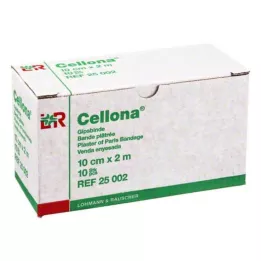 CELLONA Gipsinis tvarstis 10 cmx2 m, 2X5 vnt