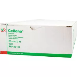 CELLONA Gipsinis tvarstis 20 cmx2 m, 2X5 vnt