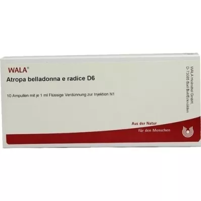ATROPA belladonna e Radix D 6 ampulės, 10X1 ml