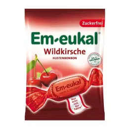 EM-EUKAL Laukinių vyšnių saldainiai be cukraus, 75 g