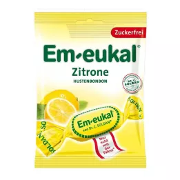 EM-EUKAL Citrininiai saldainiai be cukraus, 75 g