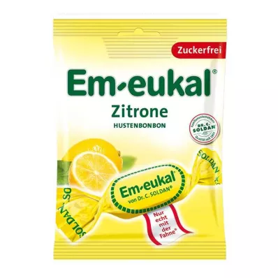 EM-EUKAL Citrininiai saldainiai be cukraus, 75 g