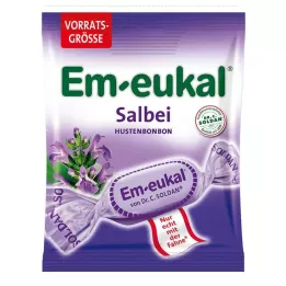 EM-EUKAL Šalavijų saldainiai su cukrumi, 150 g