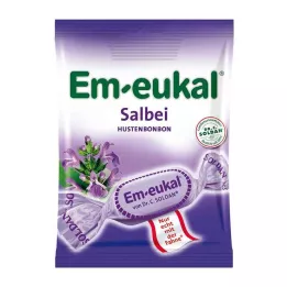 EM-EUKAL Šalavijų saldainiai su cukrumi, 75 g