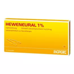 HEWENEURAL 1 % ampulės, 10X2 ml