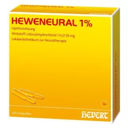 HEWENEURAL 1% ampulės, 100X2 ml