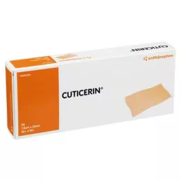 CUTICERIN 7,5x20 cm marlė su tepalu, 50 vnt