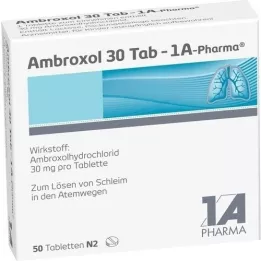 AMBROXOL 30 Tab-1A Pharma tablečių, 50 vnt