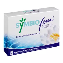SYMBIOFEM Apsauginis maudymosi ir apsauginis tamponas, 8 vnt