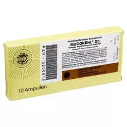 MUCOKEHL Ampulės D 6, 10X1 ml