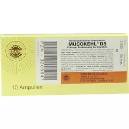 MUCOKEHL Ampulės D 5, 10X1 ml