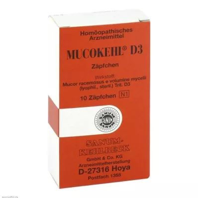 MUCOKEHL Žvakutės D 3, 10 vnt