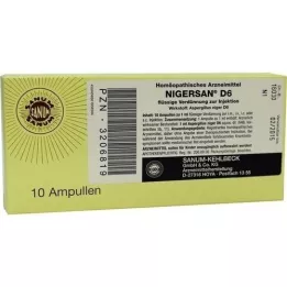 NIGERSAN D 6 ampulės, 10X1 ml