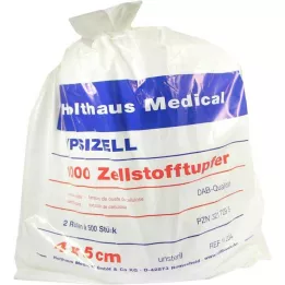ZELLSTOFFTUPFER Ypsizell 4x5 cm, 1000 vnt