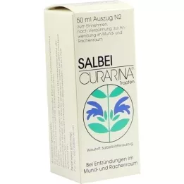 SALBEI CURARINA Lašai, 50 ml