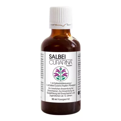 SALBEI CURARINA Lašai, 50 ml
