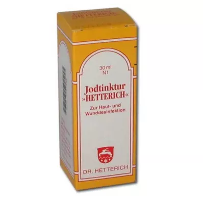 JODTINKTUR Hetterich, 30 ml JODTINKTUR Hetterich, 30 ml