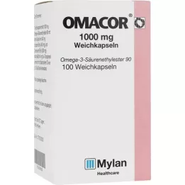 OMACOR 1000 mg minkštos kapsulės, 100 vnt