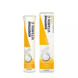 ADDITIVA Vitaminas C 1 g putojančios tabletės, 20 vnt