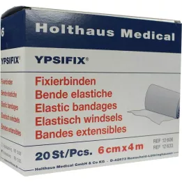 FIXIERBINDE Ypsifix elastinė guma 6 cmx4 m laisva, 20 vnt