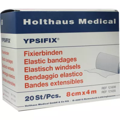 FIXIERBINDE Ypsifix 8 cmx4 m elastinė guma, 20 vnt