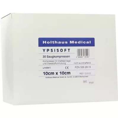 SAUGKOMPRESSEN Ypsisoft nesterilūs 10x20 cm, 30 vnt SAUGKOMPRESSEN Ypsisoft nesterilūs 10x20 cm, 30 vnt