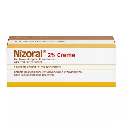 NIZORAL 2% grietinėlė 15g, 15 ml NIZORAL 2% grietinėlė 15g, 15 ml