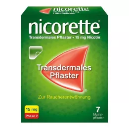 NICORETTE TX 15 mg pleistras, 7 vnt