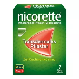 NICORETTE TX 25 mg pleistrai, 7 vnt