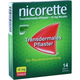 NICORETTE TX 15 mg pleistras, 14 vnt