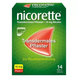 NICORETTE TX 15 mg pleistras, 14 vnt