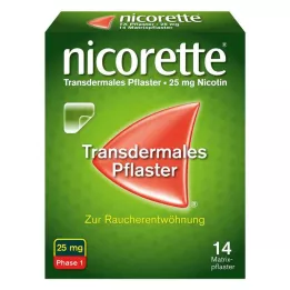 NICORETTE TX 25 mg pleistras, 14 vnt