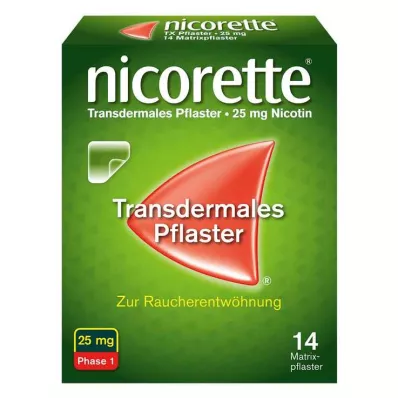 NICORETTE TX 25 mg pleistras, 14 vnt